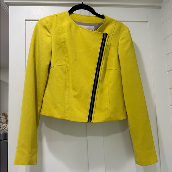 RACHEL Rachel Roy Yellow Blazer with Tailored Fit - Picture 1 of 4